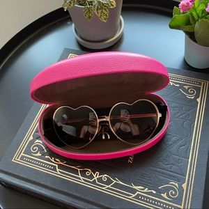 Juicy Couture Heart Shaped Sunglasses